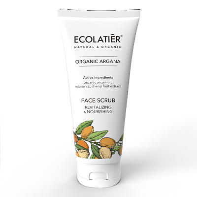 Face Scrub Revitalizing & Nourishing Organic Argana, 100 ml