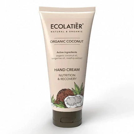 Hand Cream Nutrition & Recovery Organic Coconut