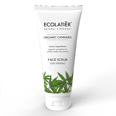 Face Scrub ORGANIC CANNABIS Skin Firming, 100ml