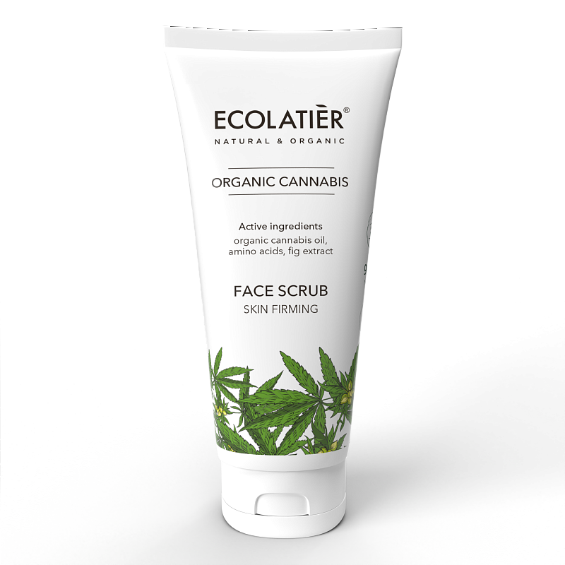 Face Scrub ORGANIC CANNABIS Skin Firming, 100 ml
