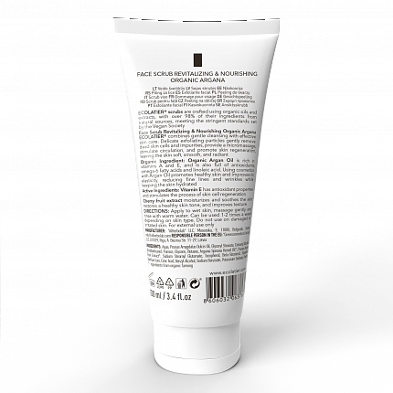 Face Scrub Revitalizing & Nourishing Organic Argana, 100 ml